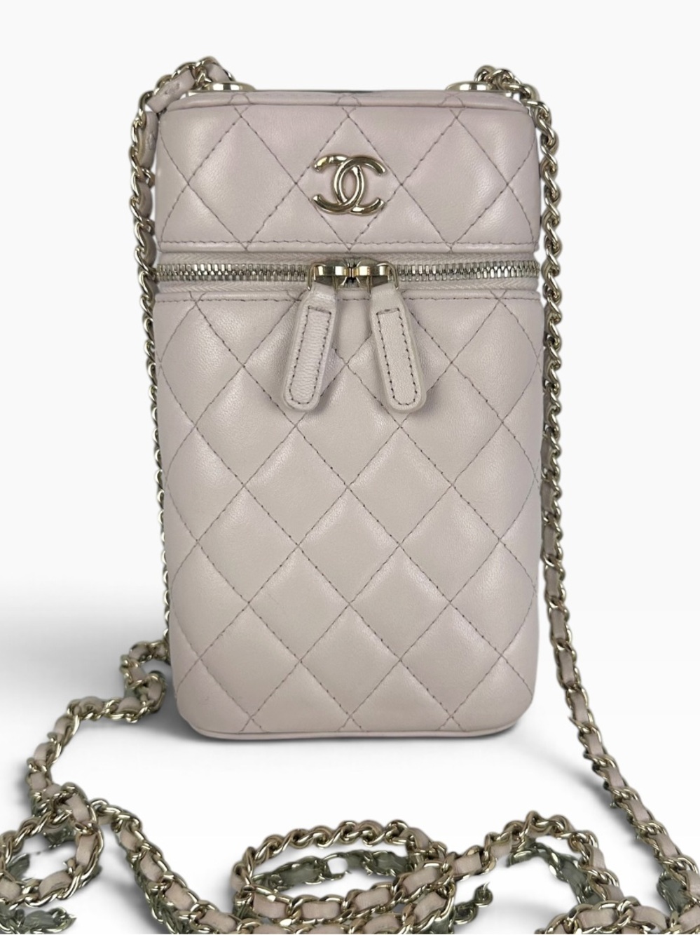 CHANEL TRENDY LAMBSKIN PHONE BAG